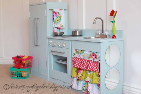 how to build a play kitchen from wood